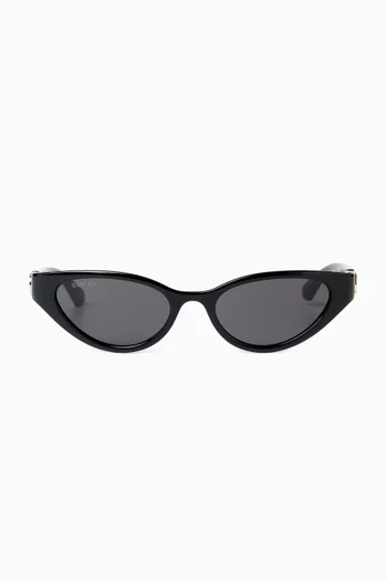 Cat-eye Sunglasses in Acetate
