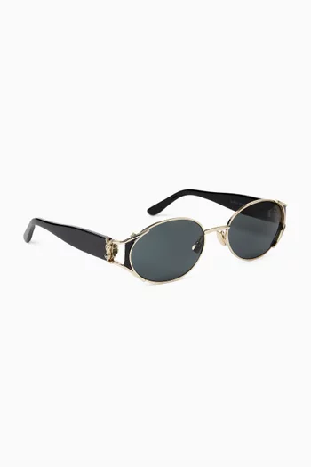 Oval Sunglasses in Acetate