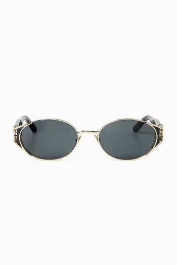 Oval Sunglasses in Acetate
