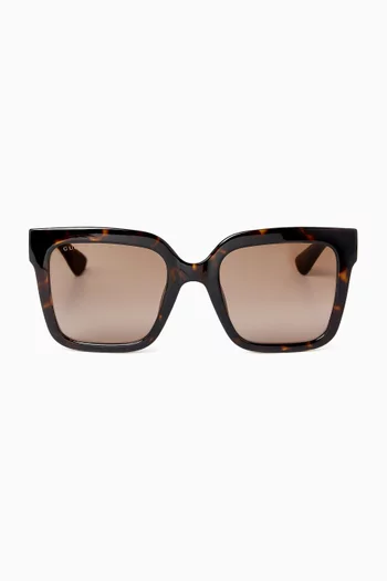Square Sunglasses in Acetate