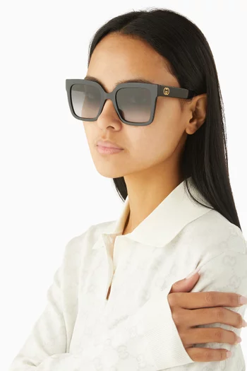Square Sunglasses in Acetate
