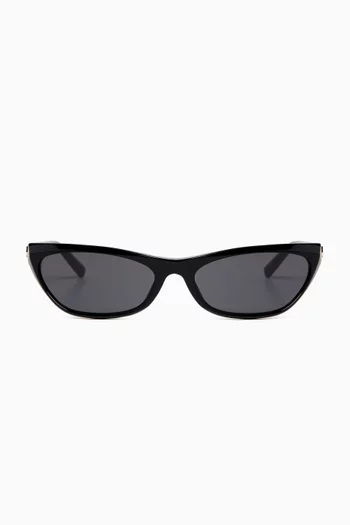 Geometric-frame Sunglasses in Acetate