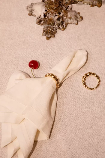 x Jessica McCormack Shell Napkin Rings, Set of 4