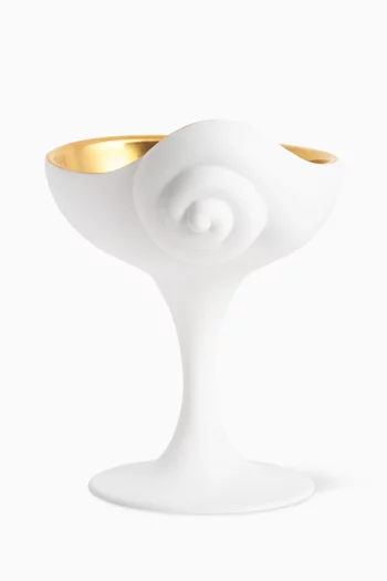 x Jessica McCormack Shell Scoop Bowl in Porcelain