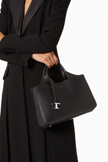 Mini Tote Bag in Leather