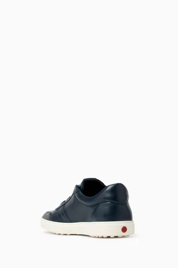Elastic Cassetta Sneakers in Calf Leather