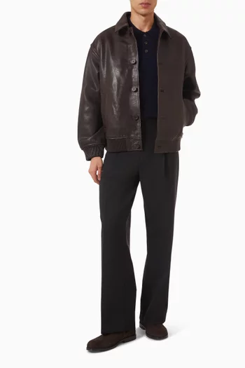 Lawrie Polo in Merino Wool