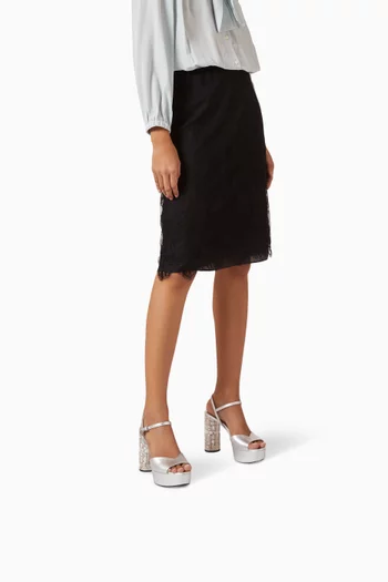 Mordoré Platform Sandals in Nappa Leather