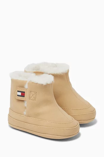 Teddy-lined Booties