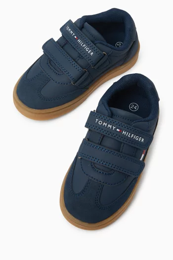 Velcro Sneakers in Leather