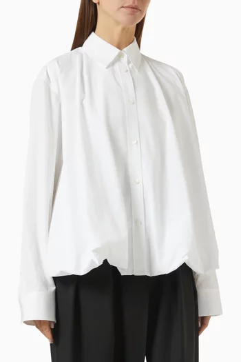 Bubble-hem Shirt