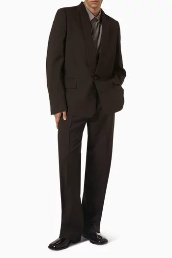 Wide-Leg Trousers in Wool