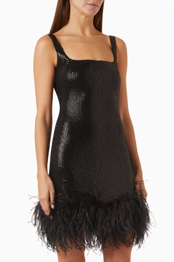 Sior Sequin-embellished Mini Dress