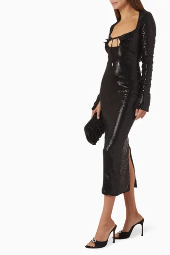 Amiata Sequin-embellished Dress