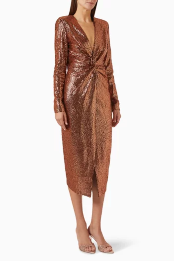 Vesta Sequin-embellished Dress