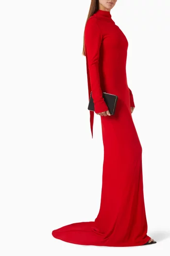 Foyle Scarf Gown in Viscose Jersey
