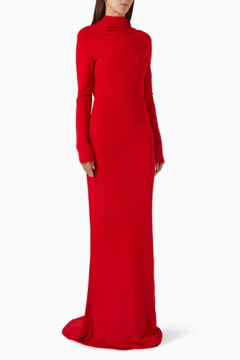 Foyle Scarf Gown in Viscose Jersey