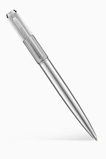 Striade Ballpoint Pen in Chrome