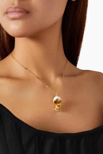 Fabergé No1 Egg Necklace in 18kt Gold