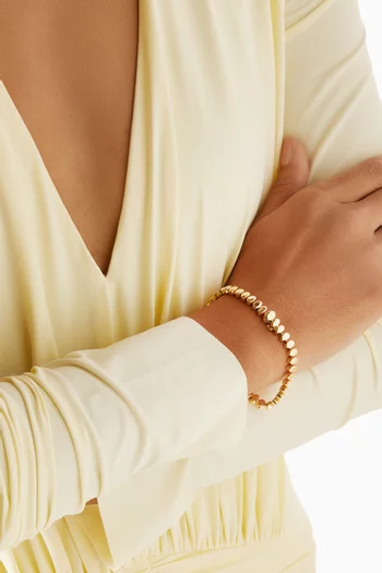 Egg-motif Bracelet in 18kt Gold