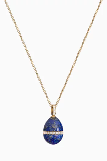 Forever Turquoise Egg Necklace in 18kt Gold