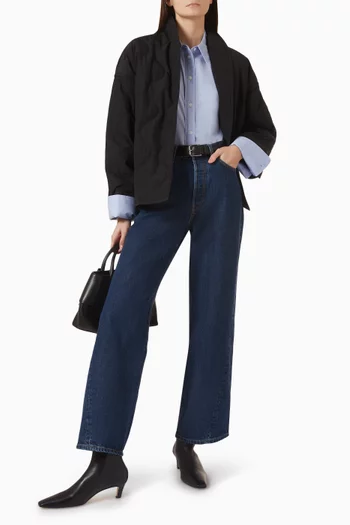 Facade Straight-fit Jeans in Denim