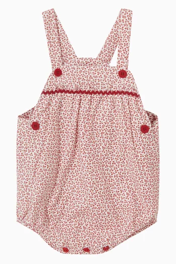 Printed Romper in Cotton
