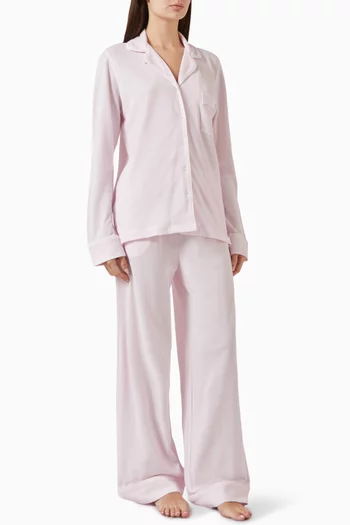 Madison Pyjama Set in Cotton-modal Blend