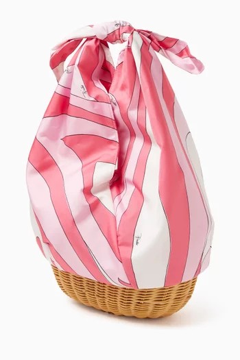 Picnic Top-handle Bag in Silk