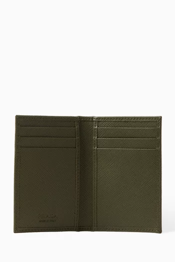 Card Holder in Saffiano Leather