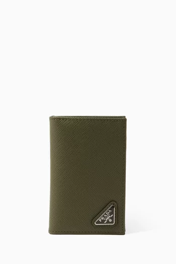Card Holder in Saffiano Leather