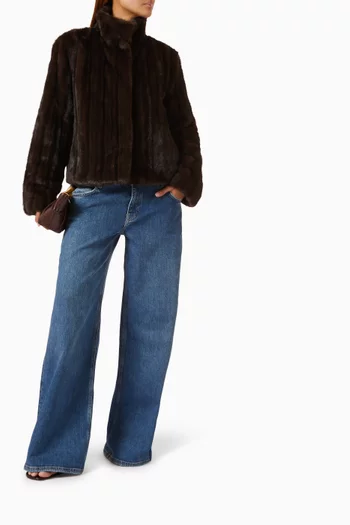 Sudie Jacket in Faux Fur