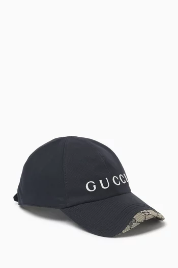 Baseball Hat in Cotton Canvas