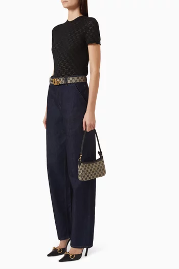 Small Gossip Shoulder Bag in GG Canvas