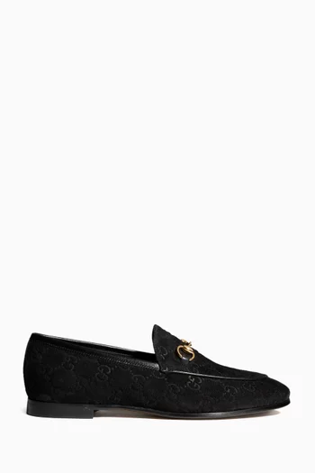 Jordaan Loafers in GG Suede