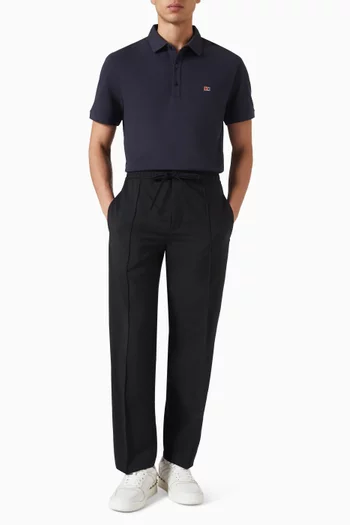 VLOGO Polo T-shirt in Cotton-piqué