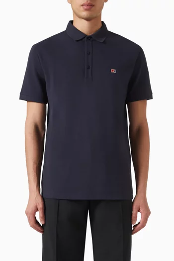 VLOGO Polo T-shirt in Cotton-piqué