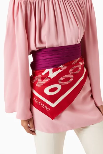 Le Fou de l'Archive Scarf in Silk