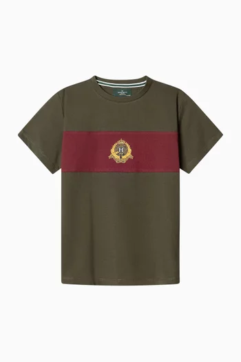 Heritage Crest Panel T-Shirt