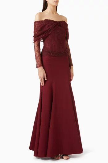 Off-shoulder Corset Dress