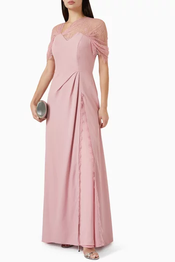 Lace-detail Dress