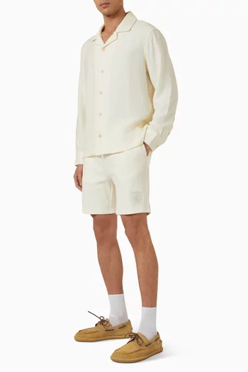 Bailey Textured Overshirt in Rayon Blend
