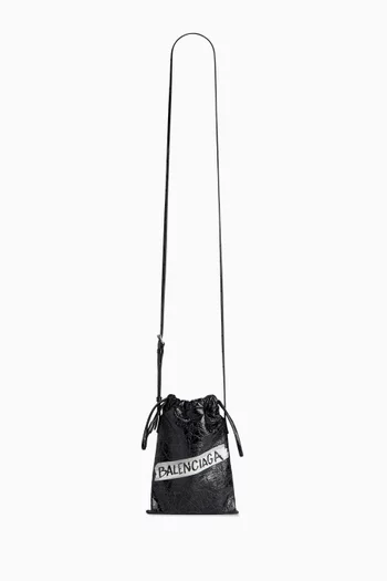 Shopper Phone Holder in Arena Lambskin