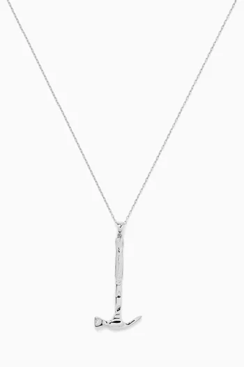 Hammer Necklace in Sterling Silver