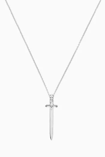 Sword Necklace in Sterling Silver