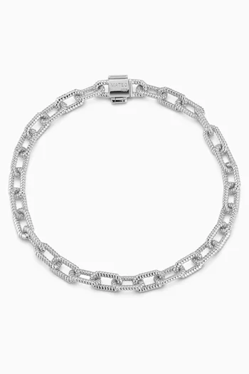 Lock Link Bracelet in Sterling Silver
