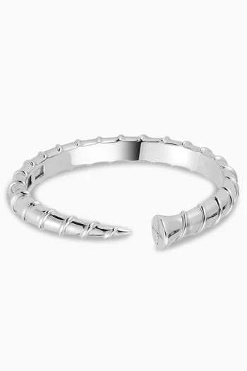 Screw Cuff Bracelet in Sterling Silver