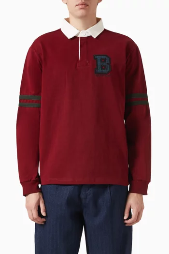 Applique Rugby Polo Shirt