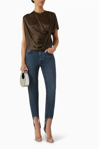 Milena Twist T-shirt in Acetate