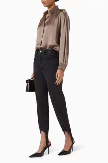 90's Pinch Stirrup Weightless Jeans in Denim
